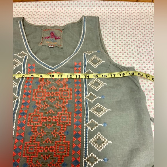 Johnny Was LA Stevie linen dress. - Picture 10 of 13